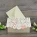 Envelopes Style Gold Laser Cut Wedding Invitation Philippines